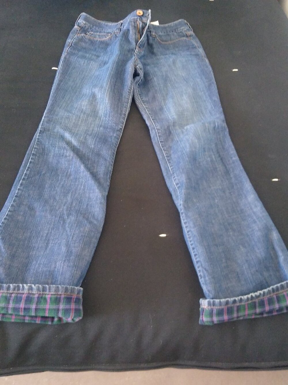 Eddie Bauer flannel lined jeans, M.